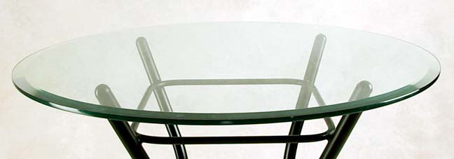 bevelled-round- TemperedClear glass-
